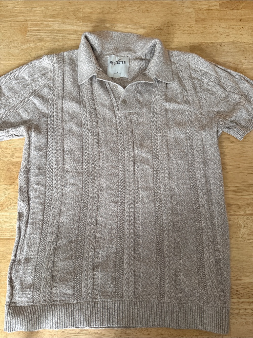 Hollister Cableknit polo
